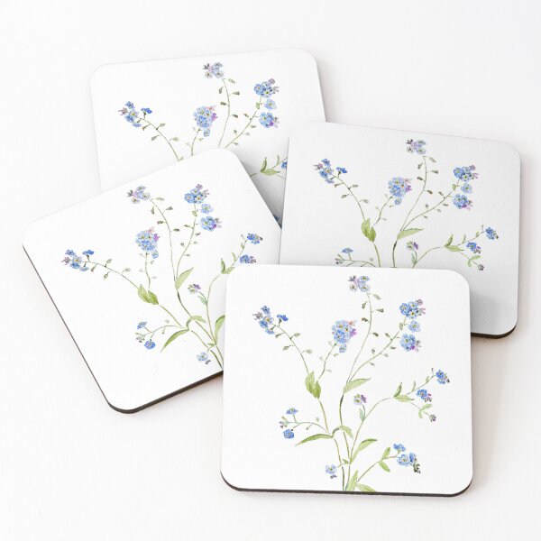 Item preview, hand painted blue forget me not  2026 designed and sold by SelenePaintings .