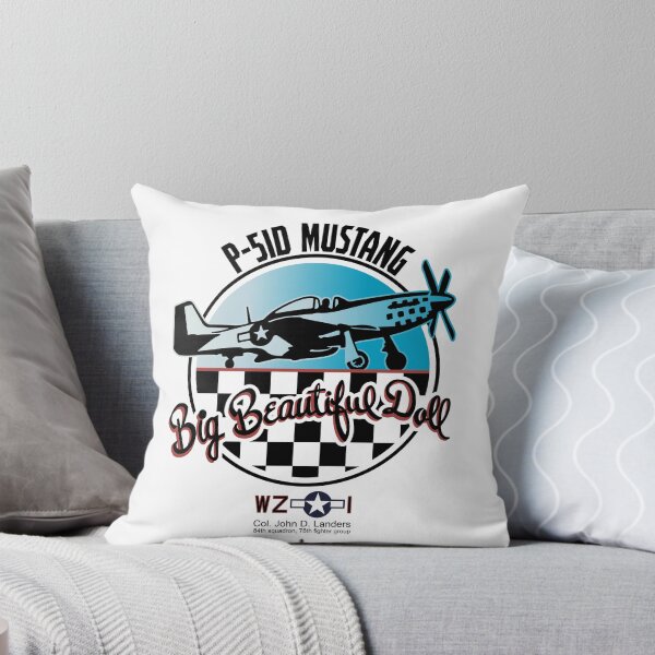 Aperçu de l'œuvre P-51D Mustang « Grande et belle poupée » créée et vendue par Shelf-Force.