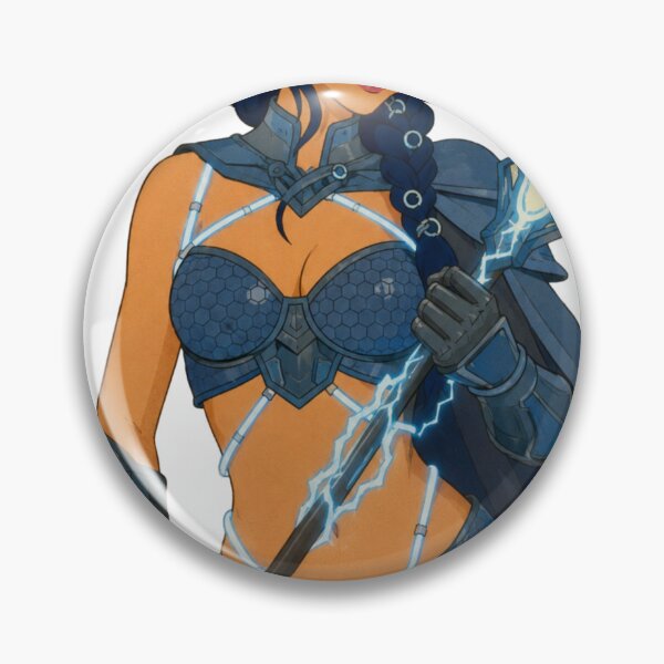 Item preview, Lightning Mage Pin-Up – Fantasy Warrior Woman designed and sold by  Hollow Moon Studios..