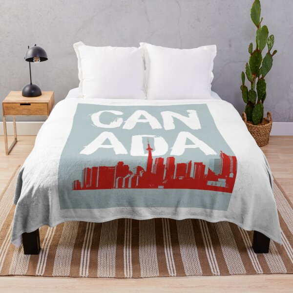 Item preview, Canada Toronto Skyline, Vintage CN Tower Wall Art designed and sold by MarkedArtPrints.