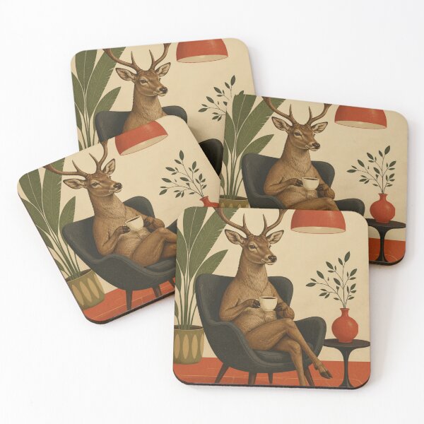Item preview, Mid-Century Animal Art – Vintage Bauhaus Inspired Illustration designed and sold by Rooted & Co.