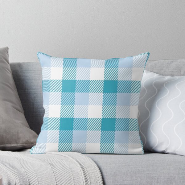 Item preview, turquoiseand Cream Plaid Seamless Pattern designed and sold by BigDigital.
