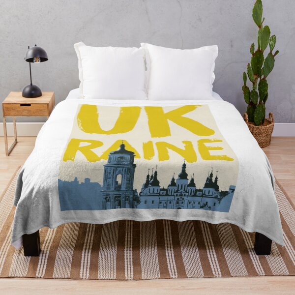 Item preview, Ukraine Kyiv Skyline, Vintage Cathedral Wall Art designed and sold by MarkedArtPrints.