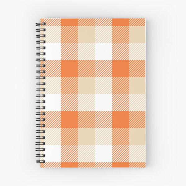 Item preview, Orange and Cream Plaid Seamless Pattern designed and sold by BigDigital.