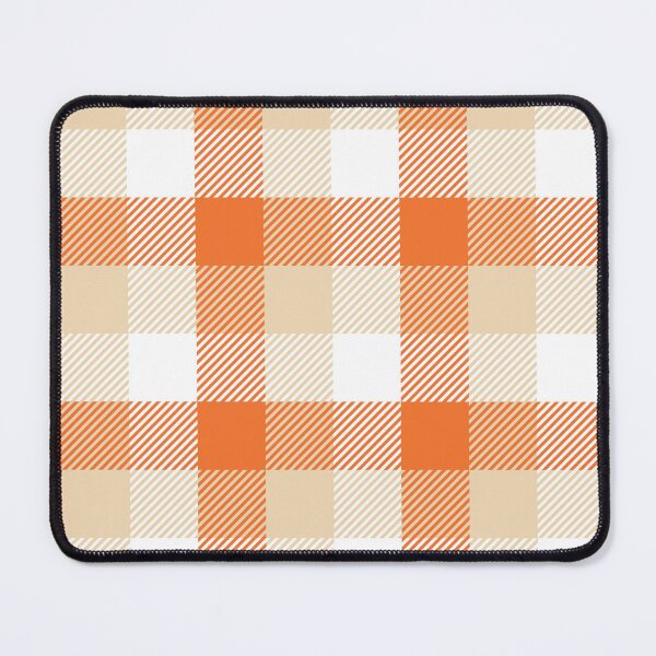 Item preview, Orange and Cream Plaid Seamless Pattern designed and sold by BigDigital.