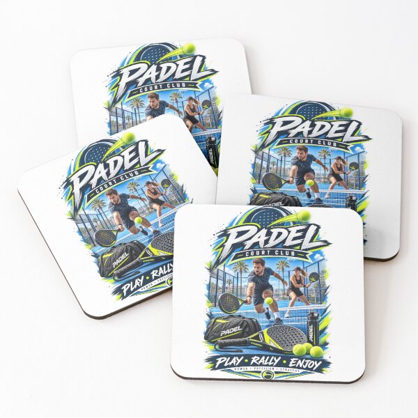 Item preview, Padel Court Club Play Rally Enjoy designed and sold by Rhubarb Bridge Merch.