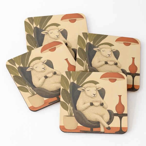 Item preview, Mid-Century Animal Art – Vintage Bauhaus Inspired Illustration designed and sold by Rooted & Co.