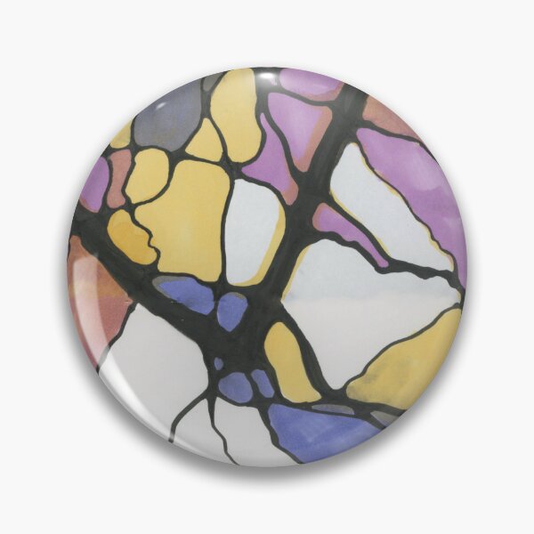 Item preview, Abstract Colorful Stained Glass Heart Design designed and sold by Brandy Woods.