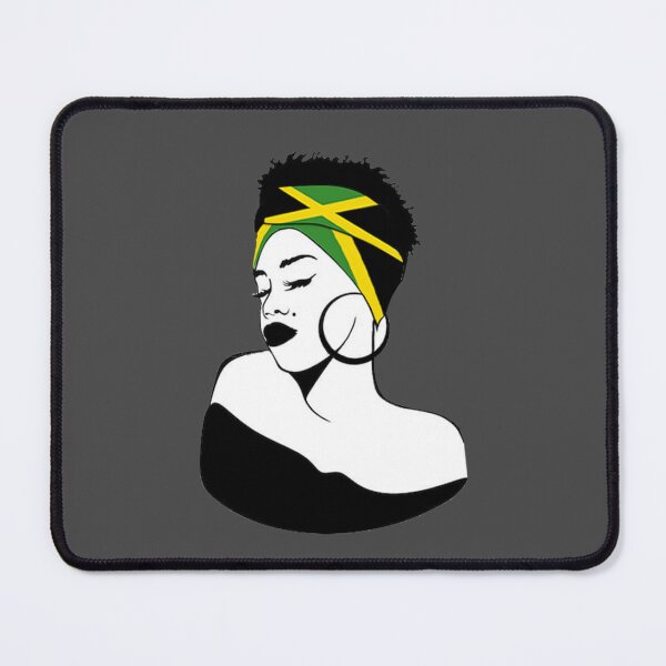 Item preview, Jamaica Queen with Jamaican Flag Bandana designed and sold by RastaColors.