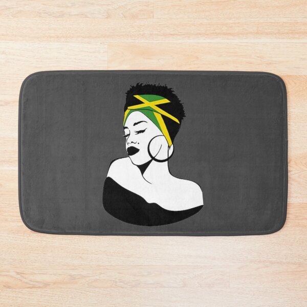 Item preview, Jamaica Queen with Jamaican Flag Bandana designed and sold by RastaColors.