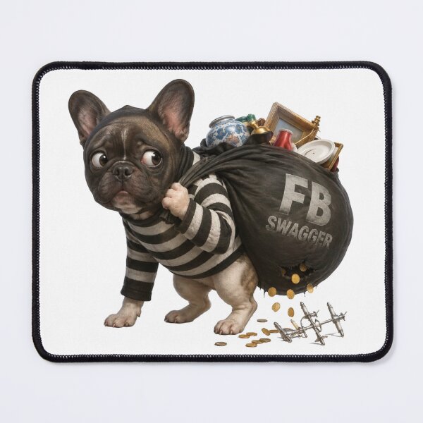 Item preview, French Bulldog, ‘Cat-burglar’ designed and sold by SmARTNiki.
