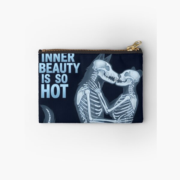 Item preview, Inner Beauty Is So Hot | X-Ray Furry Skeleton Couple designed and sold by Trevor Cutler.