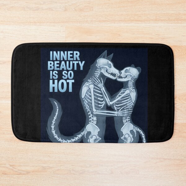 Item preview, Inner Beauty Is So Hot | X-Ray Furry Skeleton Couple designed and sold by Trevor Cutler.