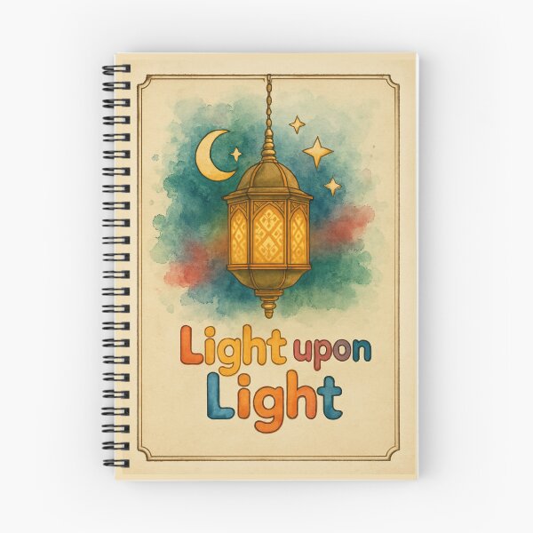 Item preview, "Light upon Light" Quranic Quote Lantern Art (V.1) designed and sold by D-Islamic.