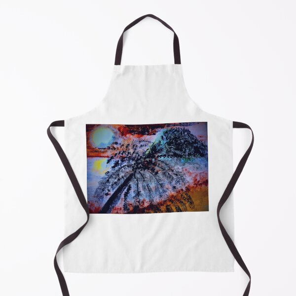 Item preview, Sunset Glow over Tropical Tree designed and sold by Aquamarineelle.