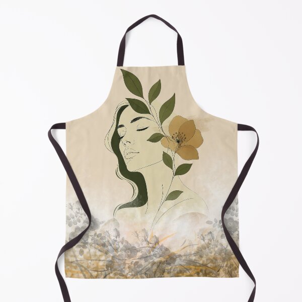 Item preview, Botanical Woman Face Minimal Line Art designed and sold by GRFORA.
