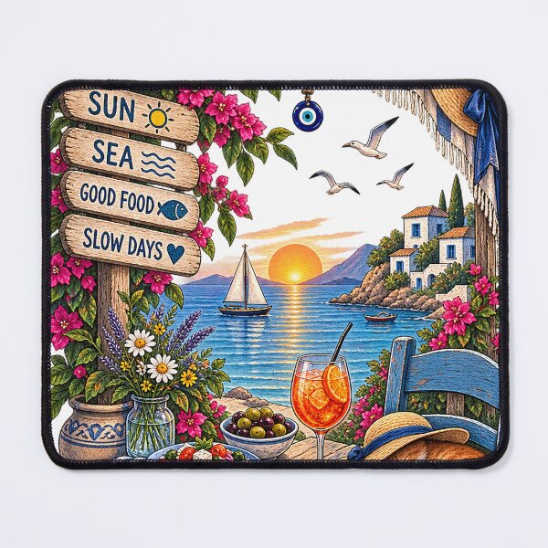 Item preview, Greek Island Summer – Mediterranean Vibes designed and sold by Moonroot Studio.