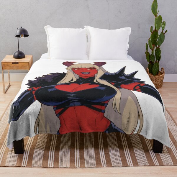 Item preview, Demon Queen Pin-Up – Gothic Fantasy Cartoon Devil Girl designed and sold by Hollow Moon Studios..