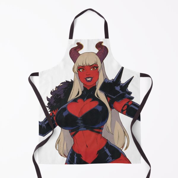 Item preview, Demon Queen Pin-Up – Gothic Fantasy Cartoon Devil Girl designed and sold by  Hollow Moon Studios..