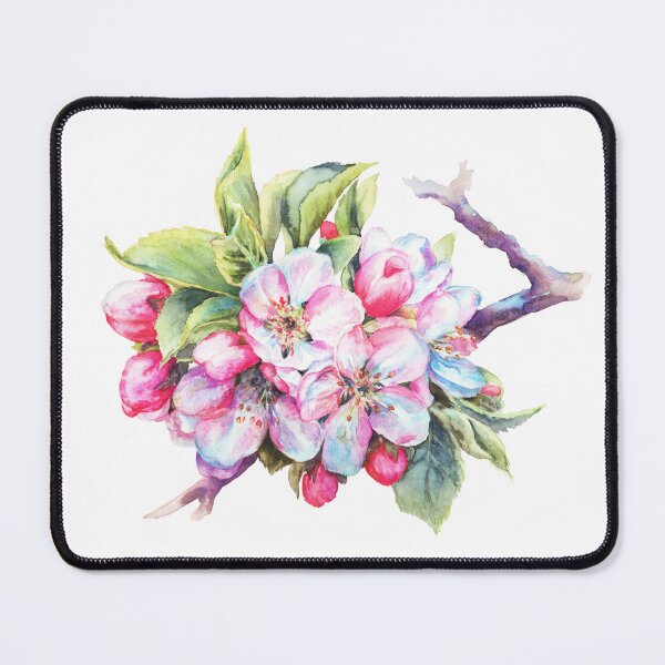 Item preview, Realistic Spring Blossom Watercolor Apple Cherry Blossom Branch designed and sold by art-tee-ua.