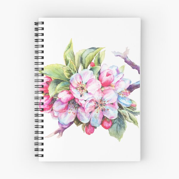Item preview, Realistic Spring Blossom Watercolor Apple Cherry Blossom Branch designed and sold by art-tee-ua.