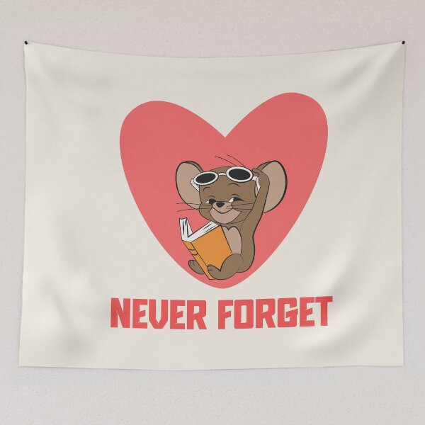 Item preview, Never Forget Nostalgic Book Lover Illustration designed and sold by beboplab.