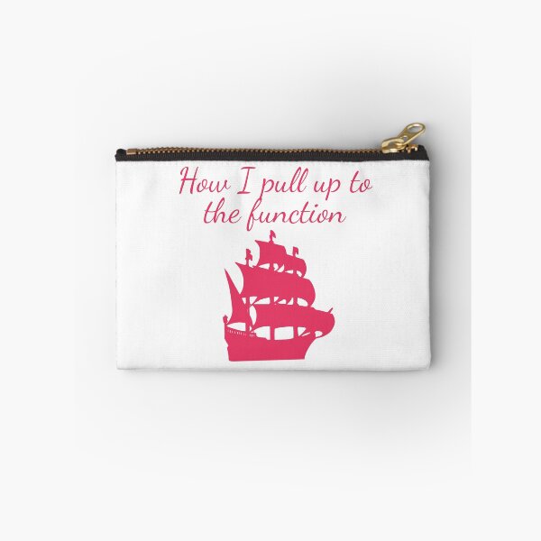 Item preview, How I pull up to the function- funny pirate humor- pink version designed and sold by SlimyFish.