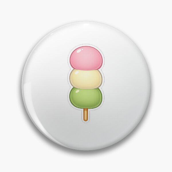 Item preview, Yellow & Pink Japanese Dango Sticker designed and sold by BeYourself321.