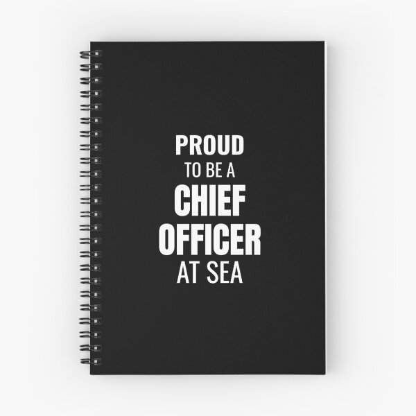 Item preview, Proud to be a Chief Officer at Sea (White) designed and sold by ShipCrewNation.