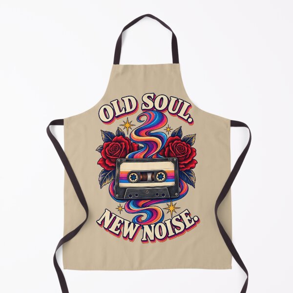Item preview, Old Soul, New Noise – Retro Cassette and Roses designed and sold by VioVibe.