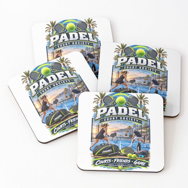 Item preview, Padel Court Society Courts Friends Game designed and sold by Rhubarb Bridge Merch.