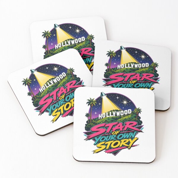Item preview, Hollywood Sign Spotlight Art – Star of Your Own Story – LA Iconic Landmark Design designed and sold by bobscraze.