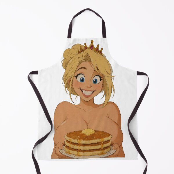 Item preview, Pancake Princess Pin-Up – Retro Cartoon Breakfast Girl designed and sold by  Hollow Moon Studios..