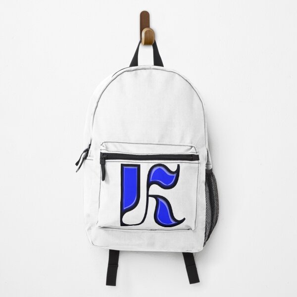Item preview, Electric Blue Neon Abstract Monogram designed and sold by say_li03.