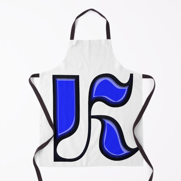 Item preview, Electric Blue Neon Abstract Monogram designed and sold by say_li03.