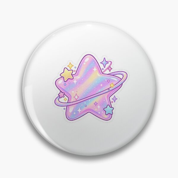 Artikelvorschau, Kawaii Pastellstern mit Herzen & Sternen Aufkleber entworfen und verkauft von BeYourself321.