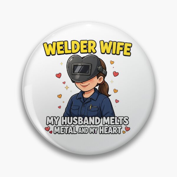 Item preview, Welder Wife Shirt - My Husband Melts Metal And My Heart designed and sold by PrettyCrypt.