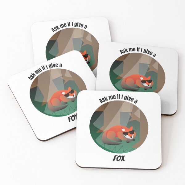 Item preview, Ask Me If I Give a FOX Funny Sarcastic Fox Design | Snarky Animal Humor designed and sold by DesignsbyDustin.