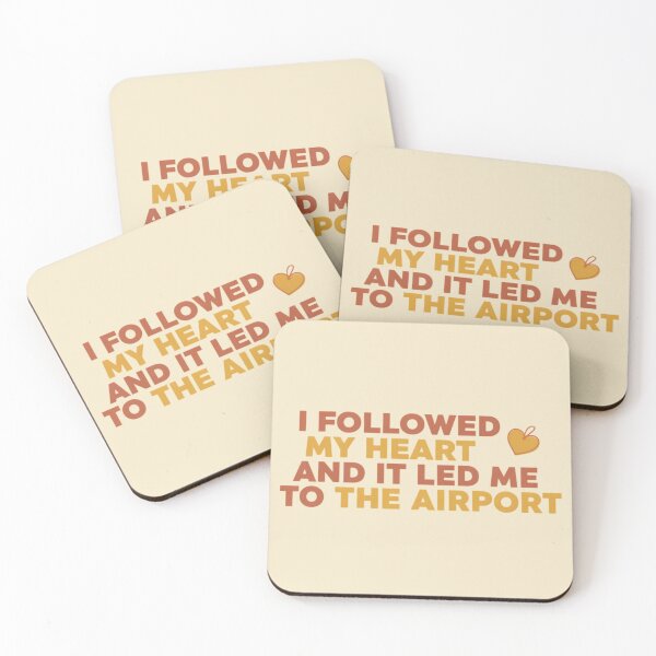 Item preview, Followed My Heart And It Led Me To The Airport Shirt designed and sold by Sezee.