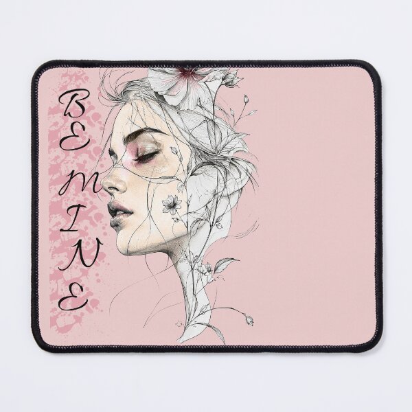 Item preview, Botanical Woman Face Minimal Line Art designed and sold by GRFORA.