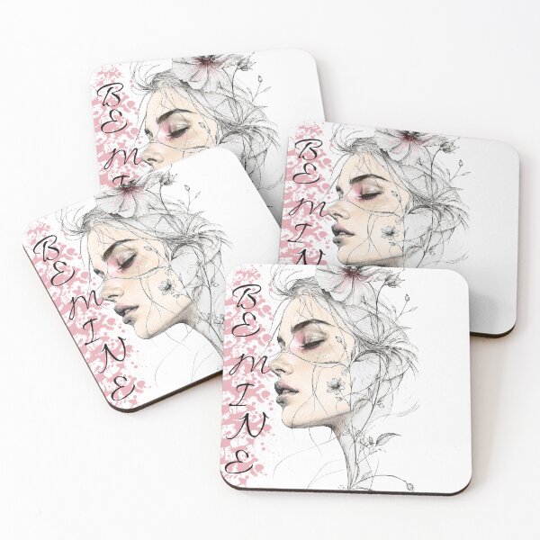Item preview, Botanical Woman Face Minimal Line Art designed and sold by GRFORA.