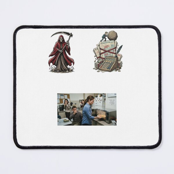 Item preview, certainties of life: death, taxes, and fish in the microwave at work designed and sold by Goode-sense2025.