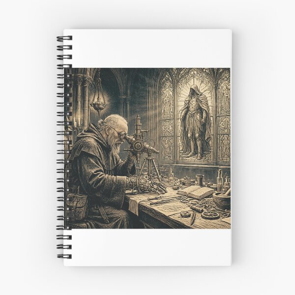 Item preview, Dark Cathedral - The Clockwork Alchemist and the Golden Warrior designed and sold by Neurospicy Trolls.