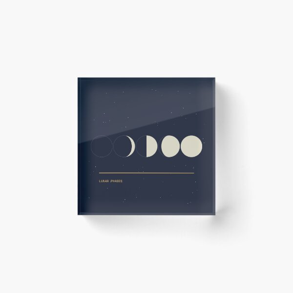 Item preview, Lunar Phases Chart designed and sold by besiwashere.