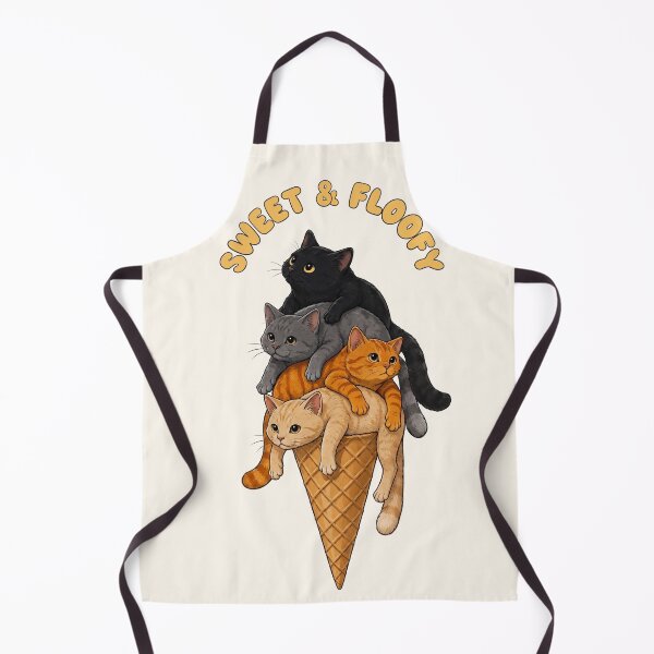 Item preview, Sweet 4 Cats Ice Cream – Funny Cute Cat Summer Design designed and sold by BlackCat Vibe.
