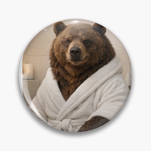 Item preview, Snug Bathrobe Cave Bear designed and sold by Sillytoe.