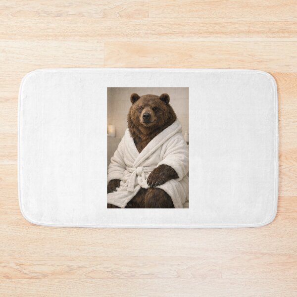 Item preview, Snug Bathrobe Cave Bear designed and sold by Sillytoe.
