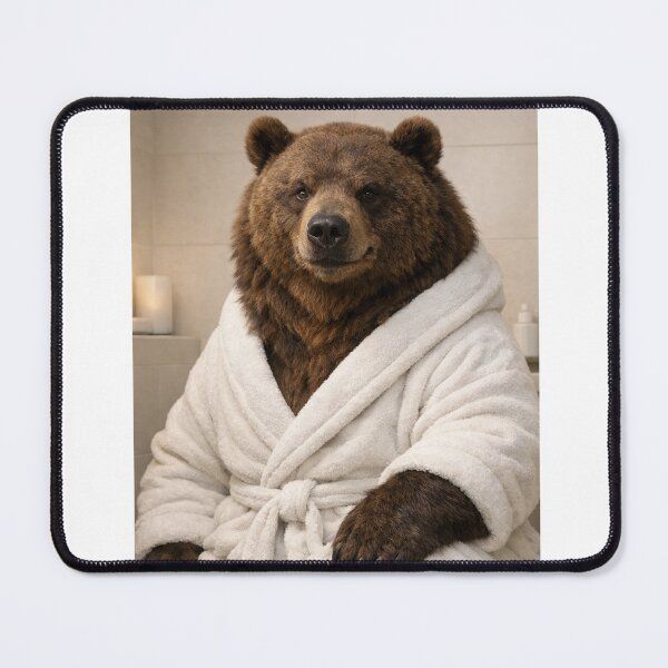 Item preview, Snug Bathrobe Cave Bear designed and sold by Sillytoe.