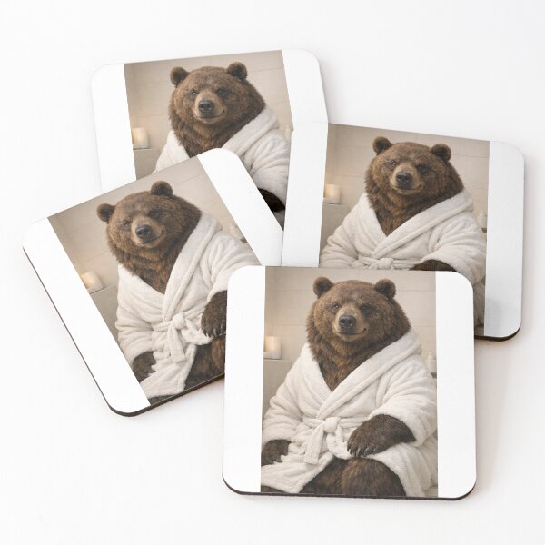 Item preview, Snug Bathrobe Cave Bear designed and sold by Sillytoe.