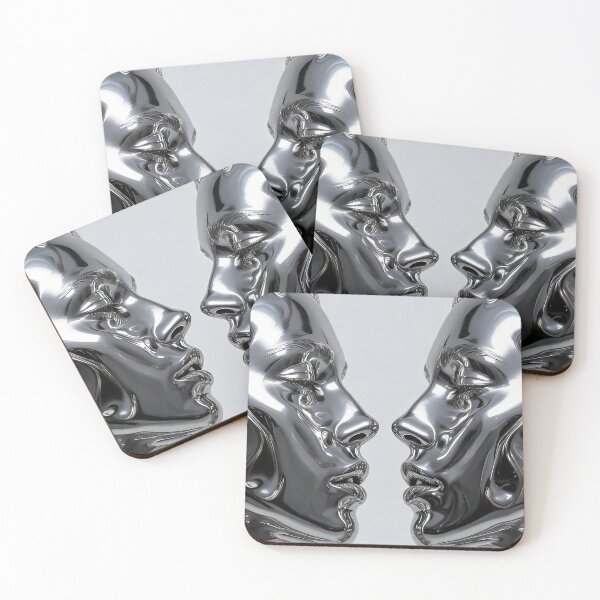 Item preview, Mirrored Chrome Faces in Profile designed and sold by JenniferMoren.